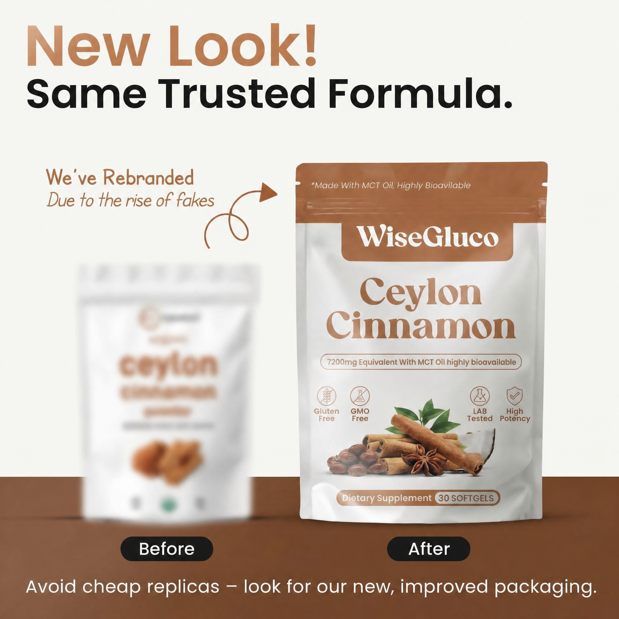 Ceylon Cinnamon 7200mg Equivalent MCT Oil